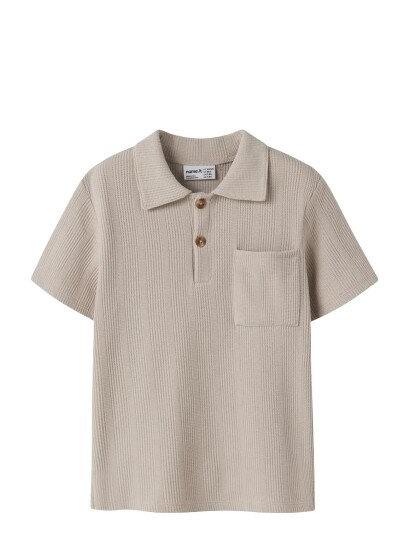 Name It Nkmhaksi Ss Nreg Polo   Cream   158 164