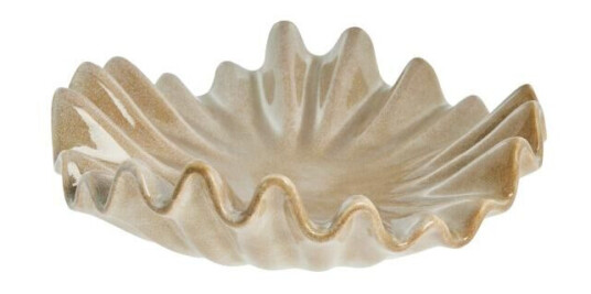 Lene Bjerre Viola skål 8,8x33,5 cm sand