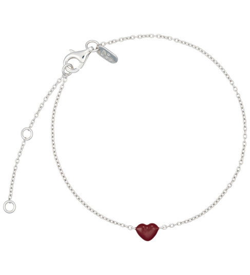 Design Letters Armbånd Sølv Liten BIG Love Design Letters OneSize Smykker Metallic