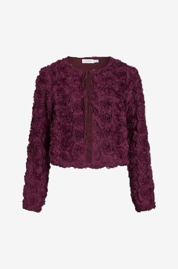 Vila Bluse viFloras L/S Cover UP Rød