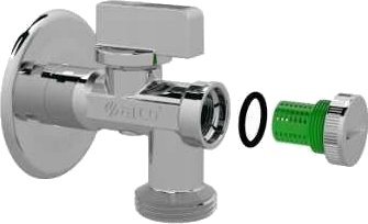 Arco A•80 Vinkelventil Kalkbestandig Polymerfilter 1/2Gz X 3/4Gz Uten Klemme Arco A•80 Vinkelventil Kalkbestandig Polymerfilter 1/2Gz X 3/4Gz Uten Klemme