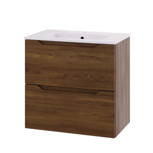 Linn Bad Emma Smal D35cm Servantskap Mørk eik / 60cm Linn Bad Emma Smal D35cm Servantskap Mørk eik / 60cm