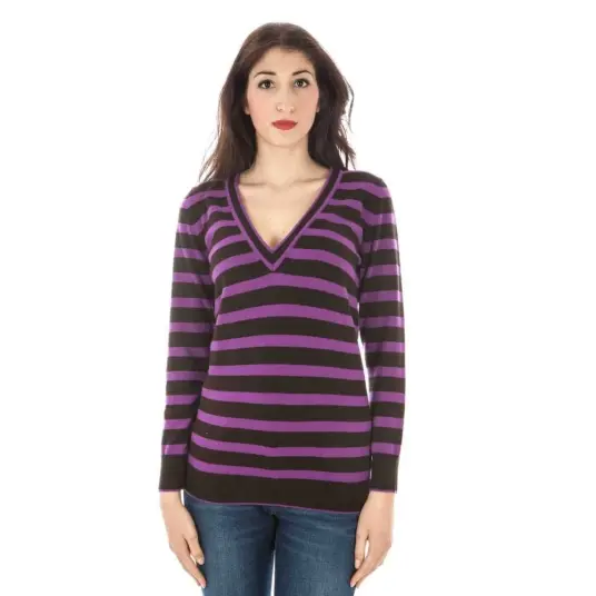 Fred Perry Dame Strikkevarer Lilla M, Fred Perry Dame Strikkevarer Lilla M,