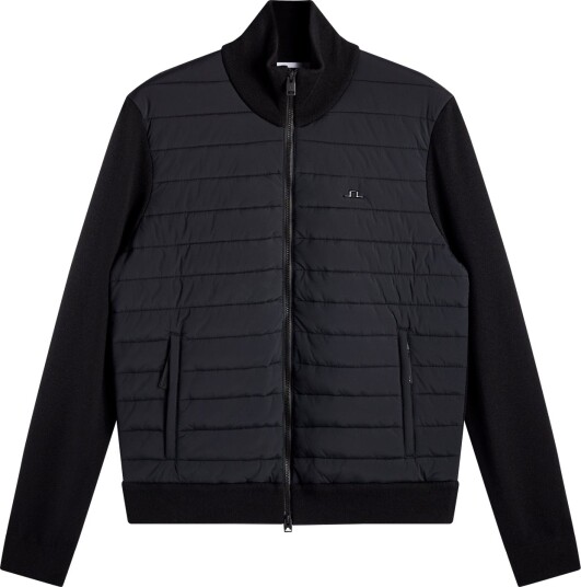 J. Lindeberg Boen Knit Hybrid Jacket Black M