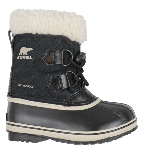 Sorel Childrens Yoot Pac Nylon Boot Wp Black 10