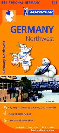 Germany northwest = Allemagne : nordouest : carte routière et touristique road and tourist map