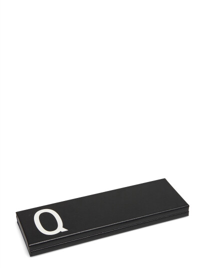 Design Letters Personal Pencil Case - Black - ONE SIZE