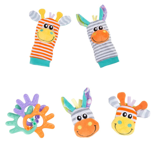 Playgro Wrist Rattle and Foot Fingers 10188406 Playgro Wrist Rattle and Foot Fingers 10188406