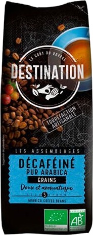 Destination Premium Koffeinfri Kaffebønner Arabica Øko 250 g Destination Premium Koffeinfri Kaffebønner Arabica Øko 250 g
