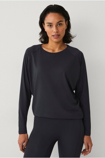 Ellos STUDIO   Top Loose LS Core   Svart