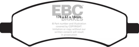 EBC Brakes DP41738R Bremseklosser