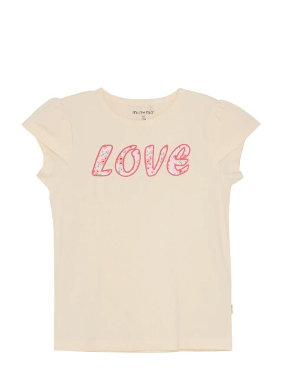 Minymo T-Shirt Ss - Cream - 104