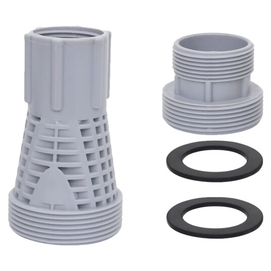 vidaXL Bassengslangeadapter 2 stk plast vidaXL Bassengslangeadapter 2 stk plast