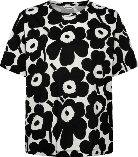 Marimekko Tunnit Unikko   BLACK OFF WHITE   XS