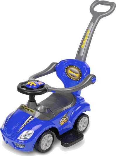 Toyz Race Car 2-i-1 Gåbil / Skyvebil med Lydpanel 12+mnd Blå Toyz Race Car 2-i-1 Gåbil / Skyvebil med Lydpanel 12+mnd Blå