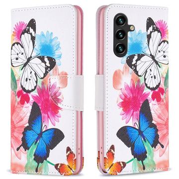 Samsung Galaxy A05s Wonder Series Lommebok-deksel Sommerfugler