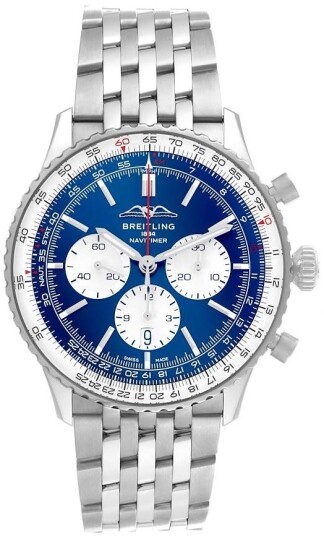 Breitling Herreklokke AB0137211C1A1 Navitimer B01 Chronograph 46