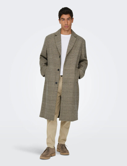 ONLY & SONS Onsolaf Wool Jacket Otw - Beige - M