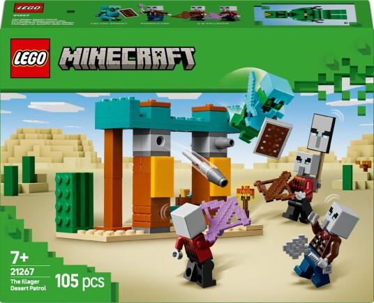 LEGO Minecraft 21267 Ondsbyboer-ørkenpatrulje