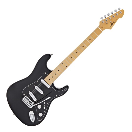 LA Select Elektrisk Gitar fra Gear4music Svart LA Select Elektrisk Gitar fra Gear4music Svart