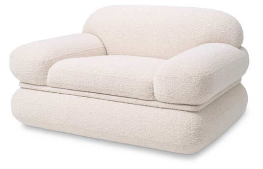 Eichholtz Ménard lenestol bouclé cream