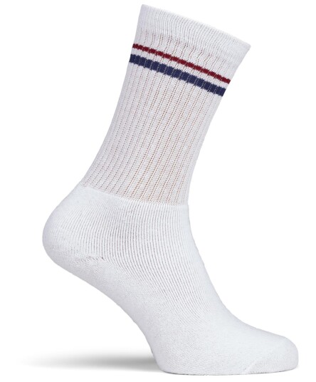 US POLO ASSN. M"s AUTHOR 3 PK. SOKKER white 36 39