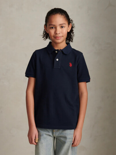 U.S. Polo Assn. Junior Dhm Pique Polo Blå 10-11ÅR U.S. Polo Assn. Junior Dhm Pique Polo Blå 10-11ÅR