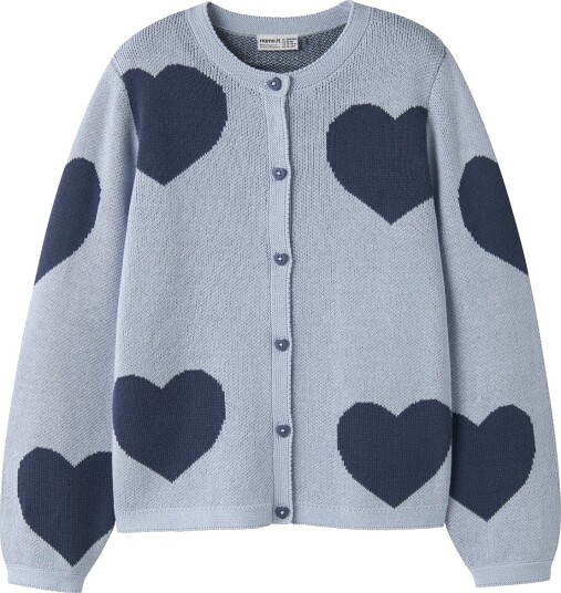 Name It Nkflianax Ls Knit Card Blue 134 140