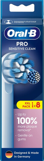 Tannbørste Braun Oral-B Eb60-8 Sensitive Clean Pro Tannbørstehoder 8 Stk.