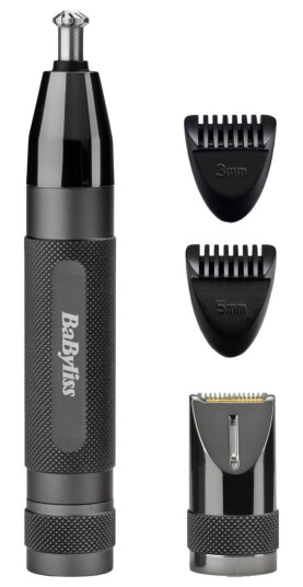 BABYLISS SUPER X METAL PRECISION E111E NESE- OG ØREHÅRTRIMMER, SVART BABYLISS SUPER X METAL PRECISION E111E NESE- OG ØREHÅRTRIMMER, SVART