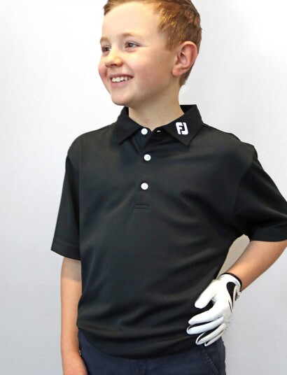 FootJoy Stretch Pique Solid Black XL