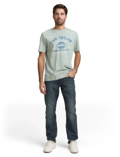 Tom Tailor Logo Tee Green M