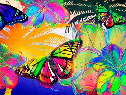 Fototapet Butterflies In The Stomach 350x270 - Artgeist sp. z o. o.
