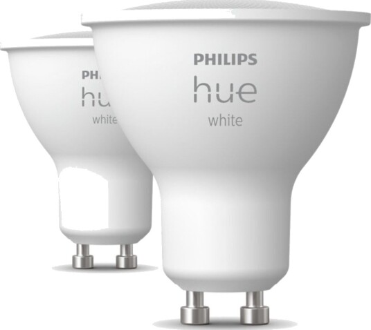 Philips Hue LED-lyspære GU10 4,2W (2-pakning)