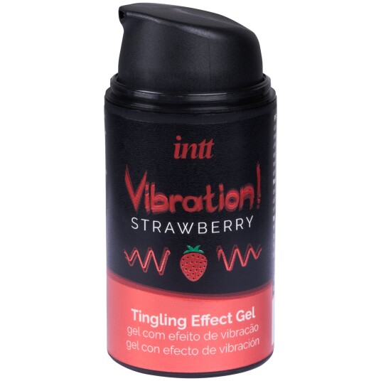 Intt Vibration! Strawberry Tingling Effect Gel 15 ml