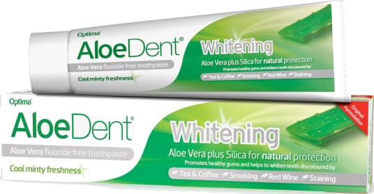 Aloe Vera Tannkrem AloeDent Whitening Fluorfri 100 ml.