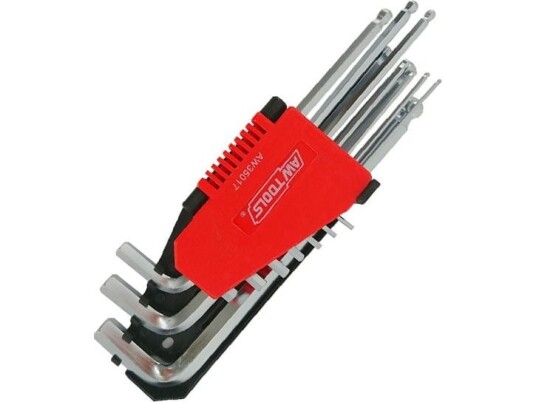 Awtools Unbrakonøkler m/kule - 10 stk.