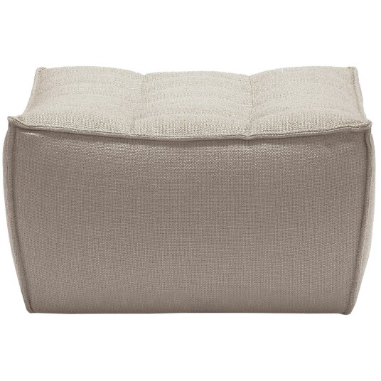 Ethnicraft N701 Fotskammel Beige Ethnicraft N701 Fotskammel Beige