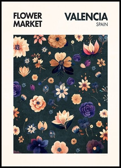Blossoms of Valencia Plakat / 70x100cm Blossoms of Valencia Plakat / 70x100cm
