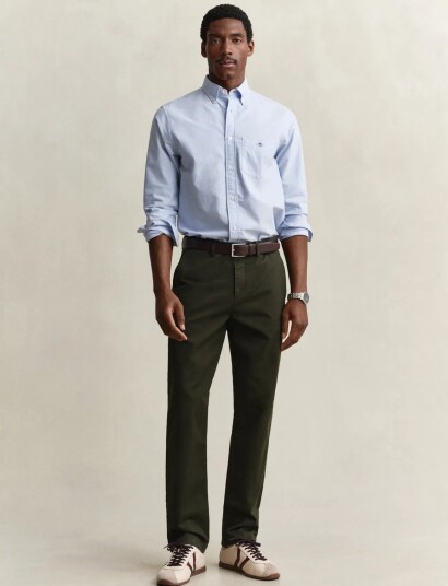 Gant Classic Regular Chinos Green 36 x 36