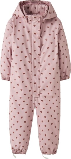 Lil"Atelier Nmfladry10 Pad Snowsuit Aop Fo Lil Pink 92
