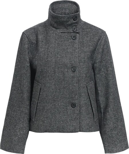 Object Objriki Re Short Jacket Noos Grey 36