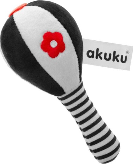 Akuku Myk Ranglepinne Fra 0 År Svart/Hvit