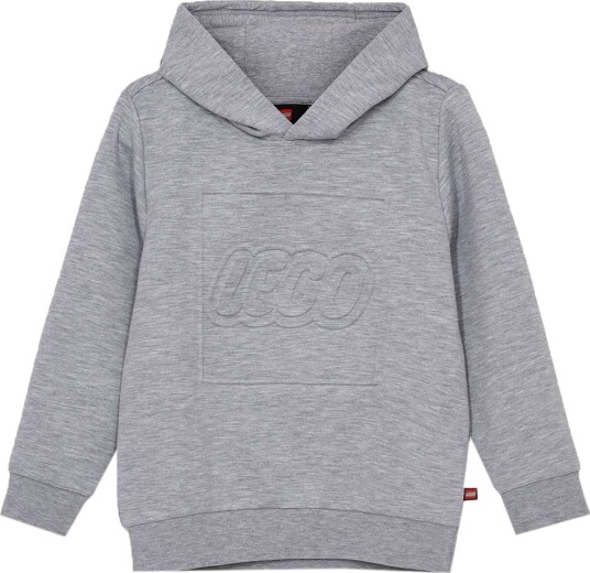 LEGO® Wear Hettegenser LwSky 600 Grey Melange LEGO® Wear 5 år 110 Hettegenser Grå