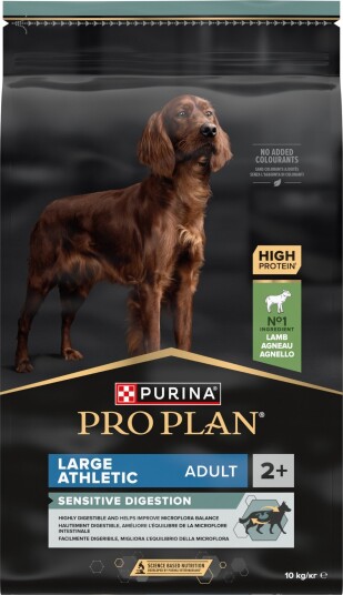 Pro Plan tørrfôr Adult PURINA Large Athletic & ris Sensitive Digestion lam 10 kg