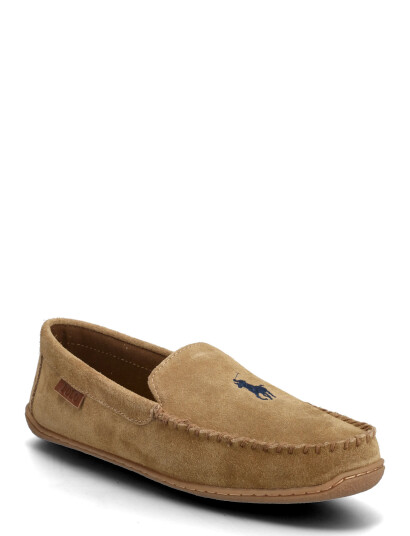 Polo Ralph Lauren Brenan Suede Slipper Beige 42 Polo Ralph Lauren Brenan Suede Slipper Beige 42