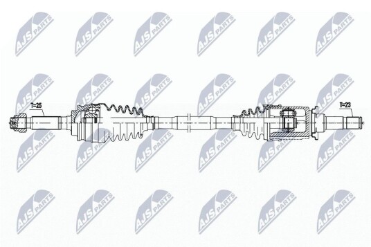 Nty Drivaksel NTY NPW CH 094 Nty Drivaksel NTY NPW CH 094