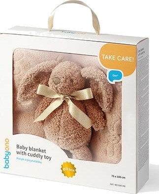 BabyOno 156702 Koseteppe med Bamse Beige BabyOno 156702 Koseteppe med Bamse Beige