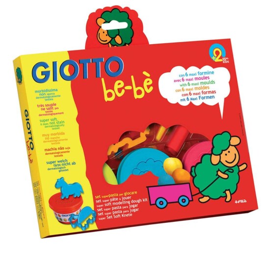Giotto Be‑Be Sett med plastelina og former
