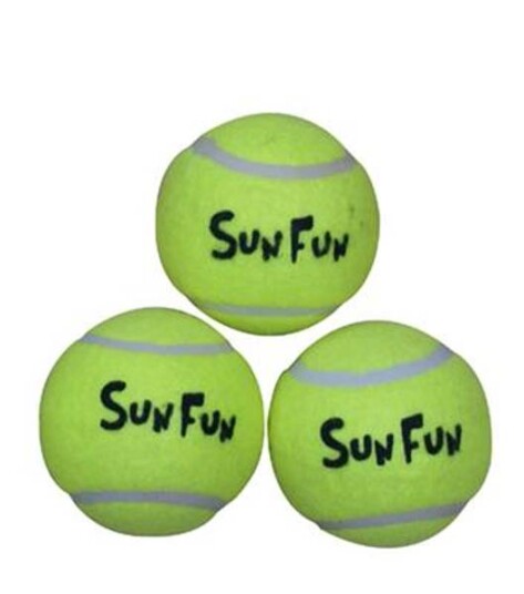 SunFun 3-Pack Tennisballer - Klassiske gule SunFun 3-Pack Tennisballer - Klassiske gule